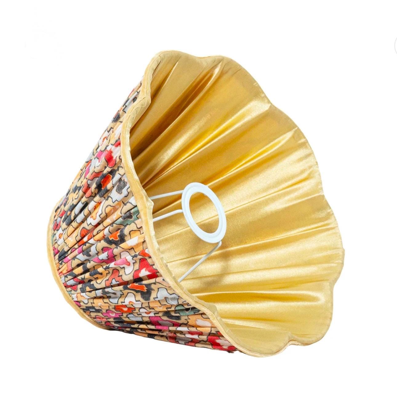 Riad~Handmade Block Printed Cotton Lampshade | Vintage Flair Australia
