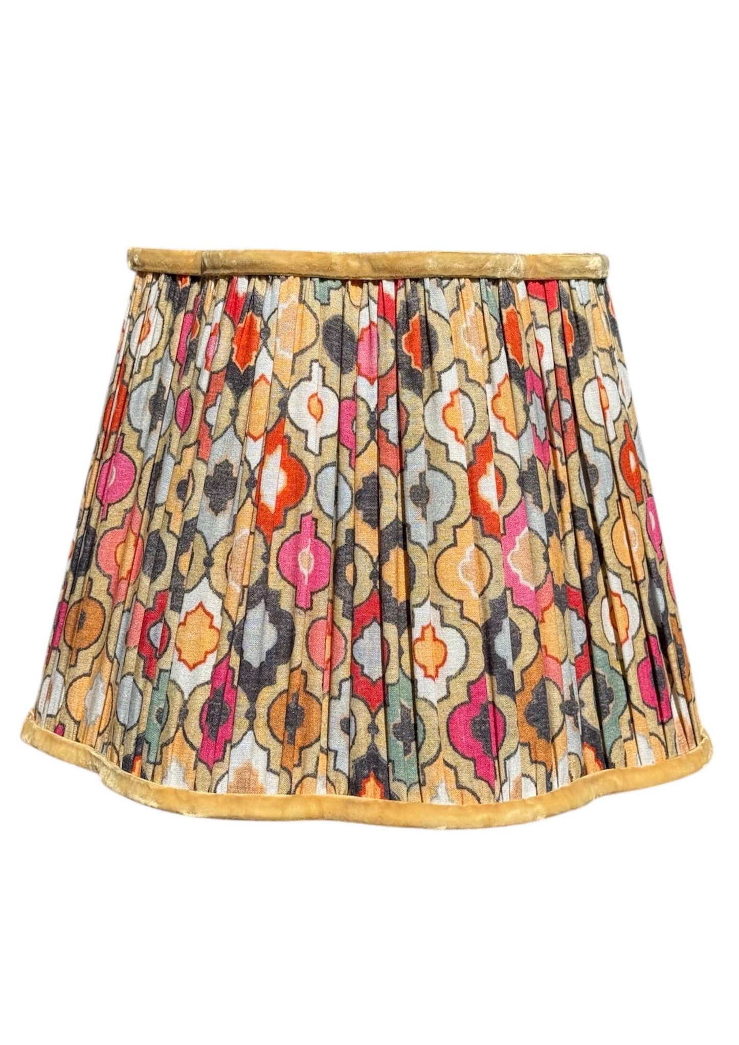Riad~Handmade Block Printed Cotton Lampshade | Vintage Flair Australia