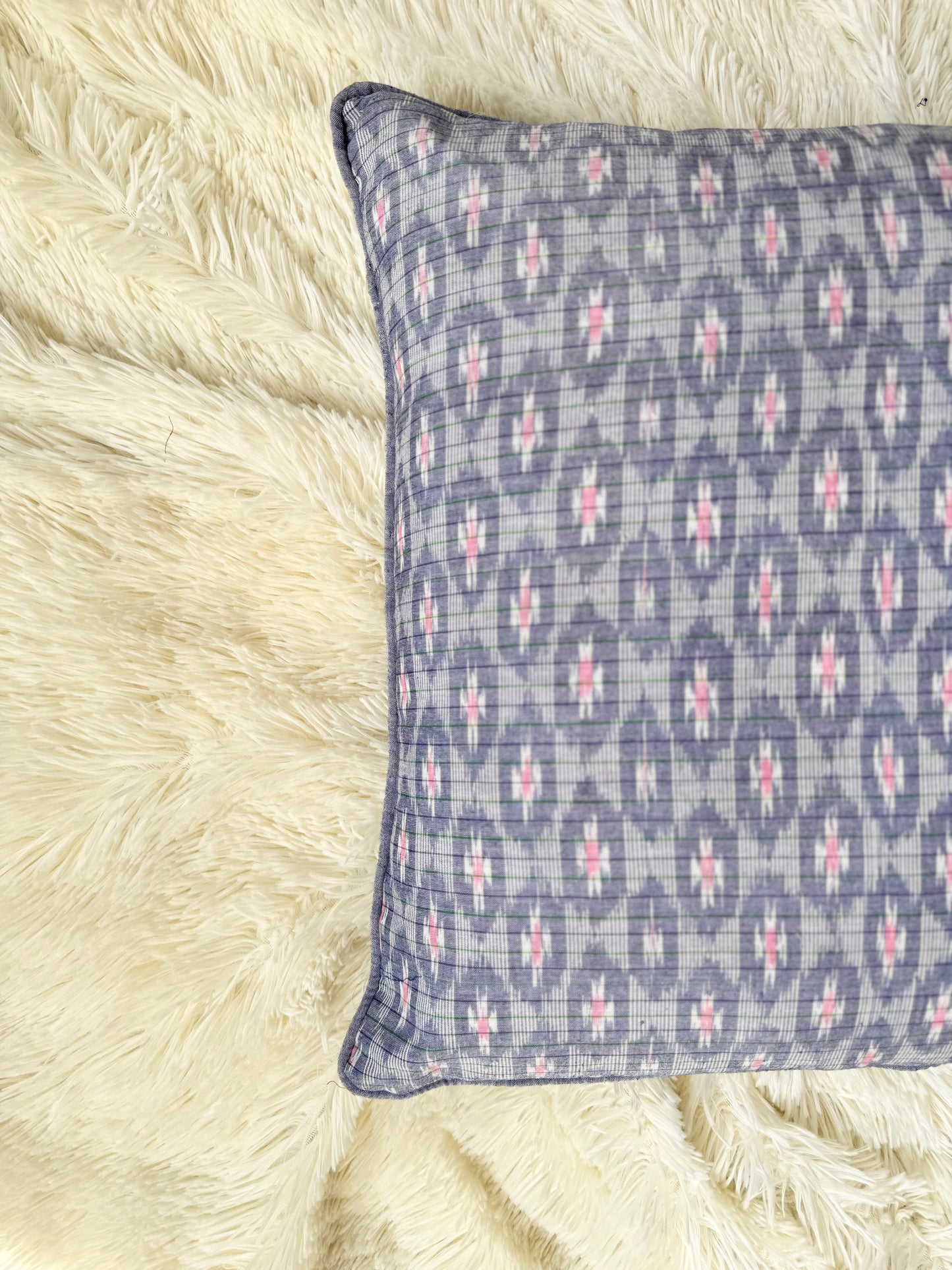 Mist Ikat Cushion Cover
