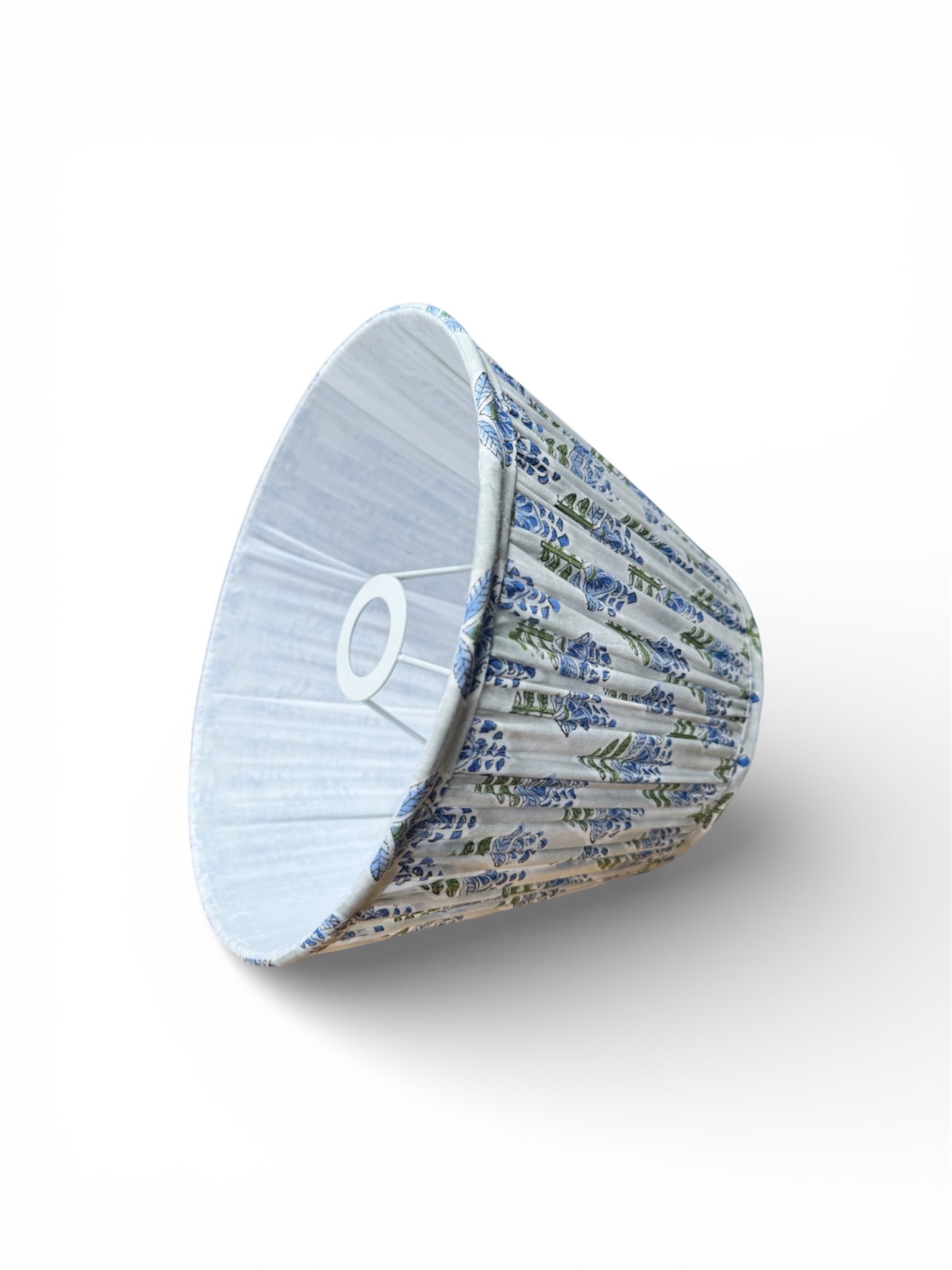 Petal Mist ~Handmade Block-Printed Lampshade | Vintage Flair Australia