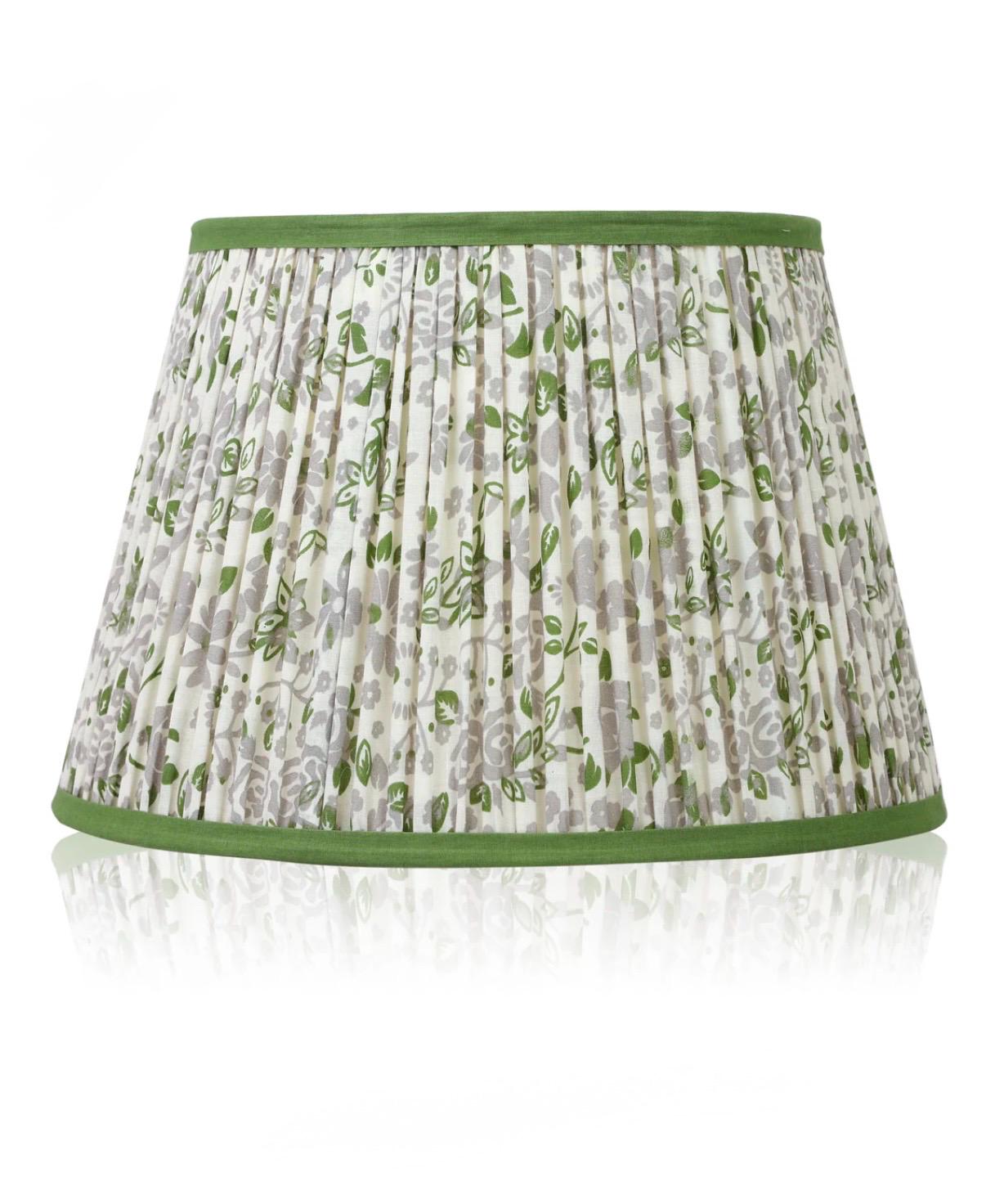 Fernwood~Handmade Block Printed Cotton Lampshade | Vintage Flair Australia
