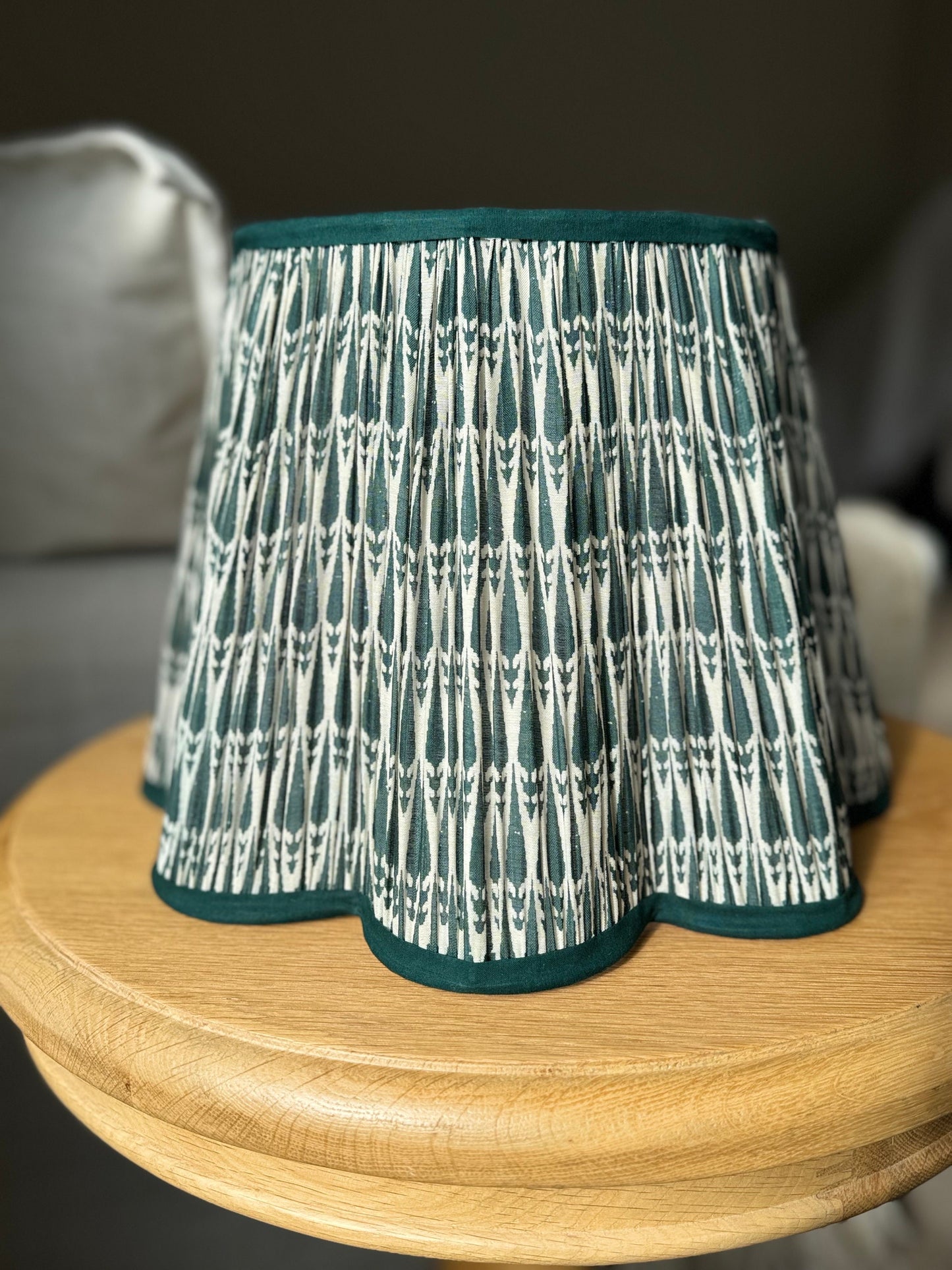 Everpine~Handmade Block Printed Cotton Lampshade | Vintage Flair Australia