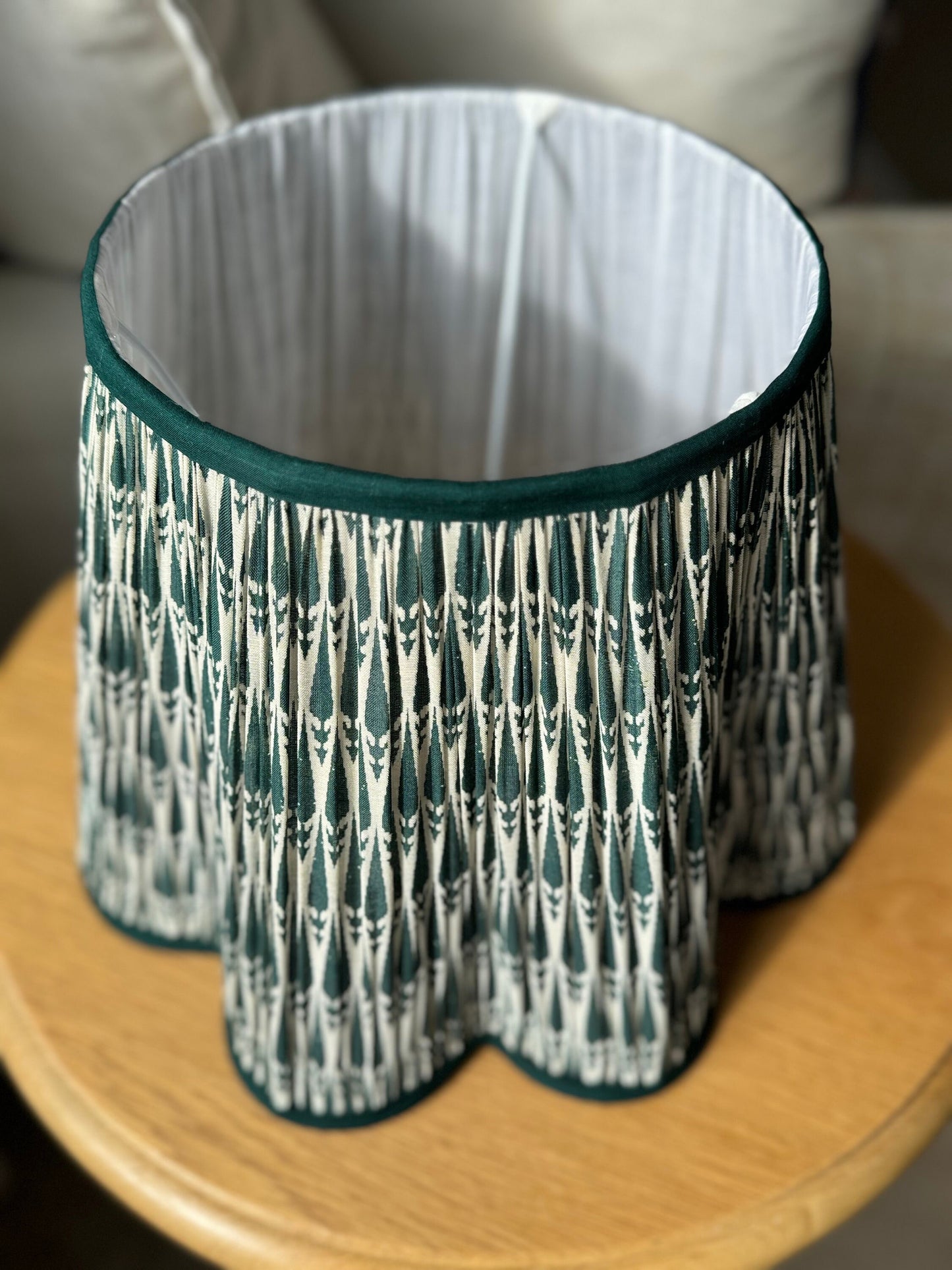 Everpine~Handmade Block Printed Cotton Lampshade | Vintage Flair Australia