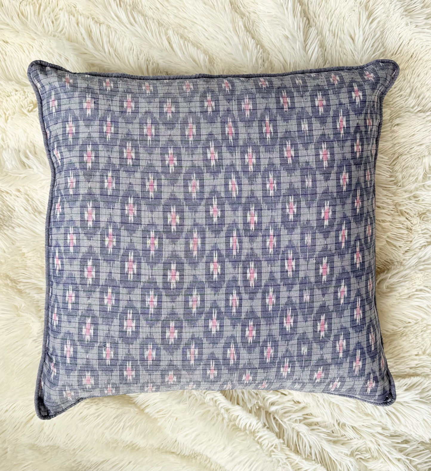Mist Ikat Cushion Cover