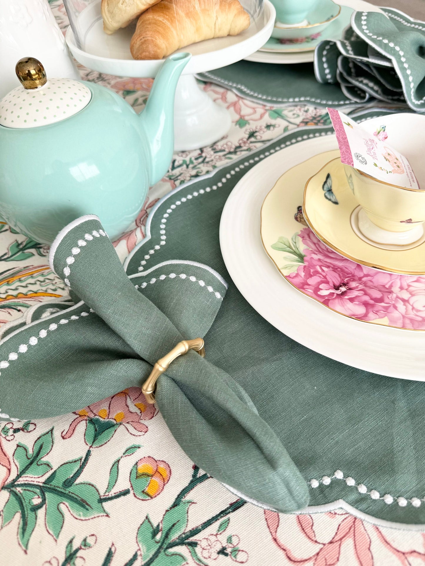 Golden Bamboo Napkin Ring