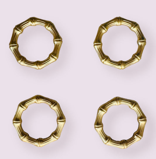 Golden Bamboo Napkin Ring