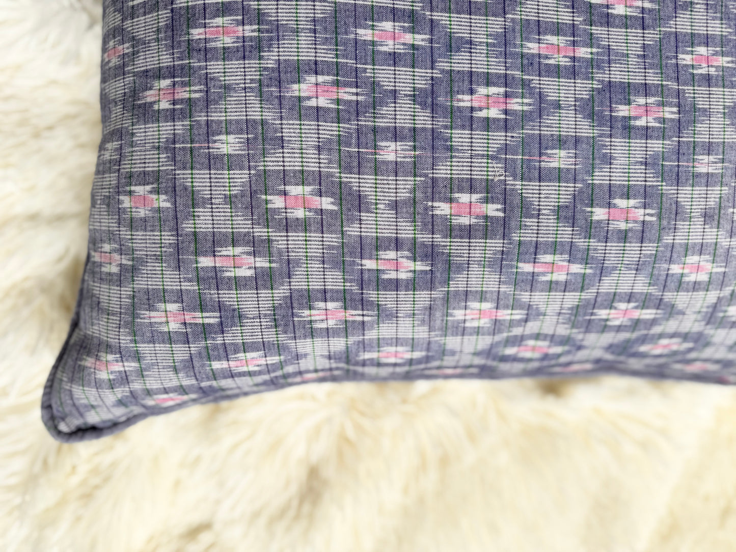 Mist Ikat Cushion Cover