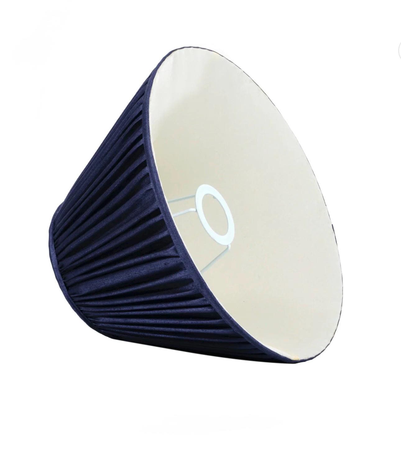 Maison Navy~Handmade Silk Lampshade | Vintage Flair Australia