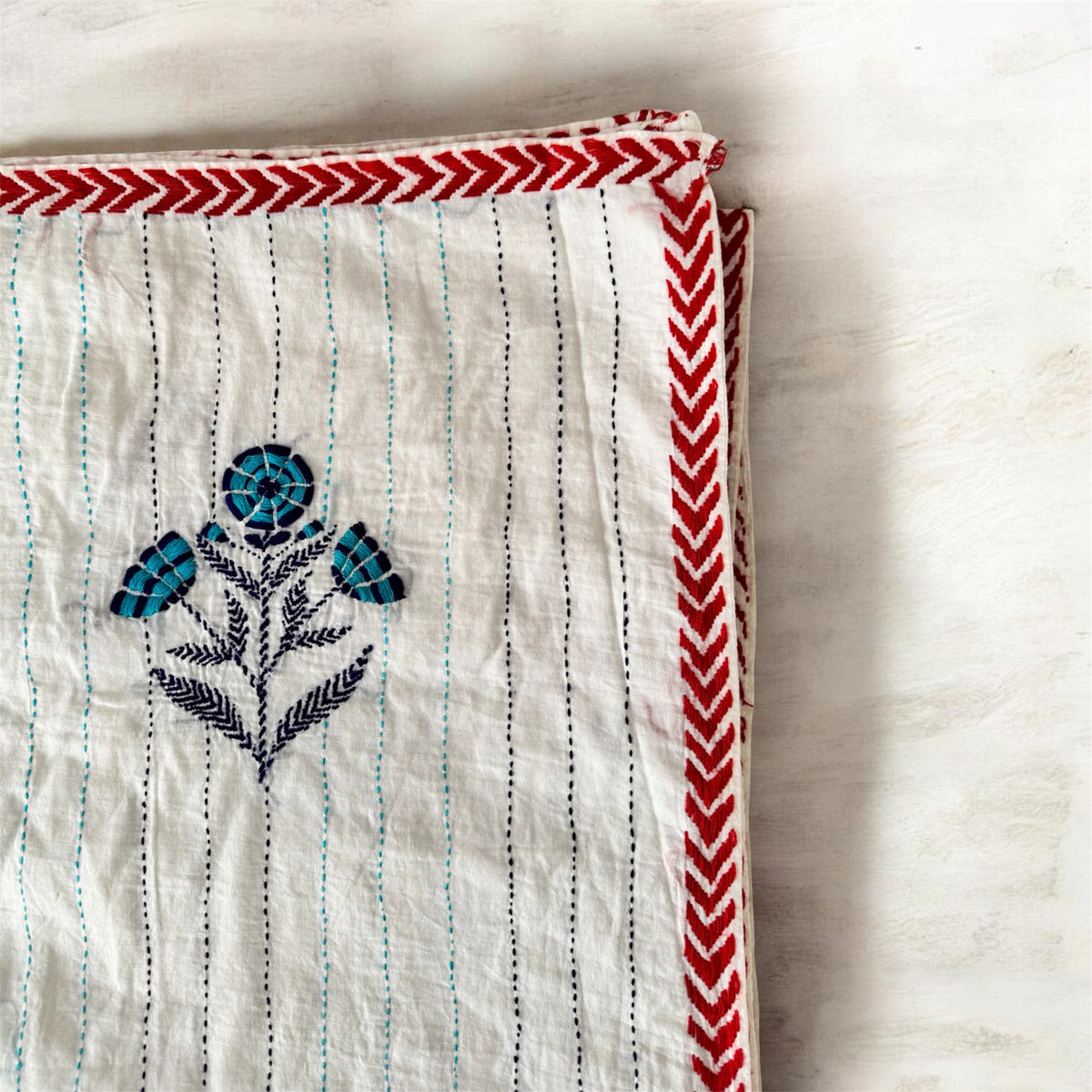 Neel Katha | Hand-Embroidered Nakshi Katha