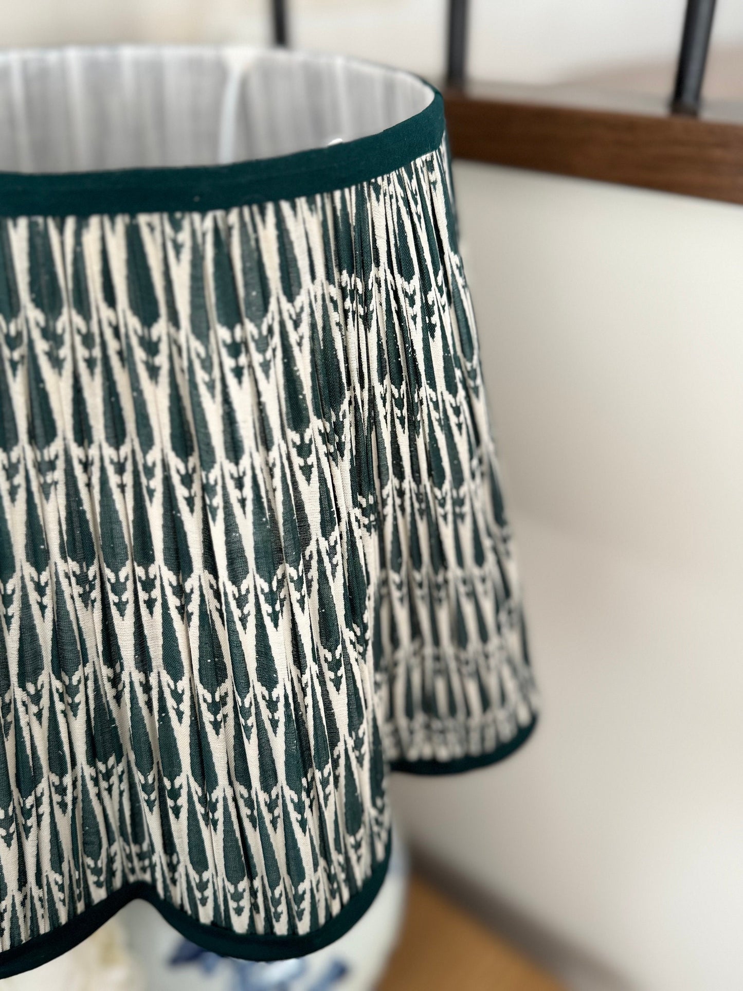 Everpine~Handmade Block Printed Cotton Lampshade | Vintage Flair Australia