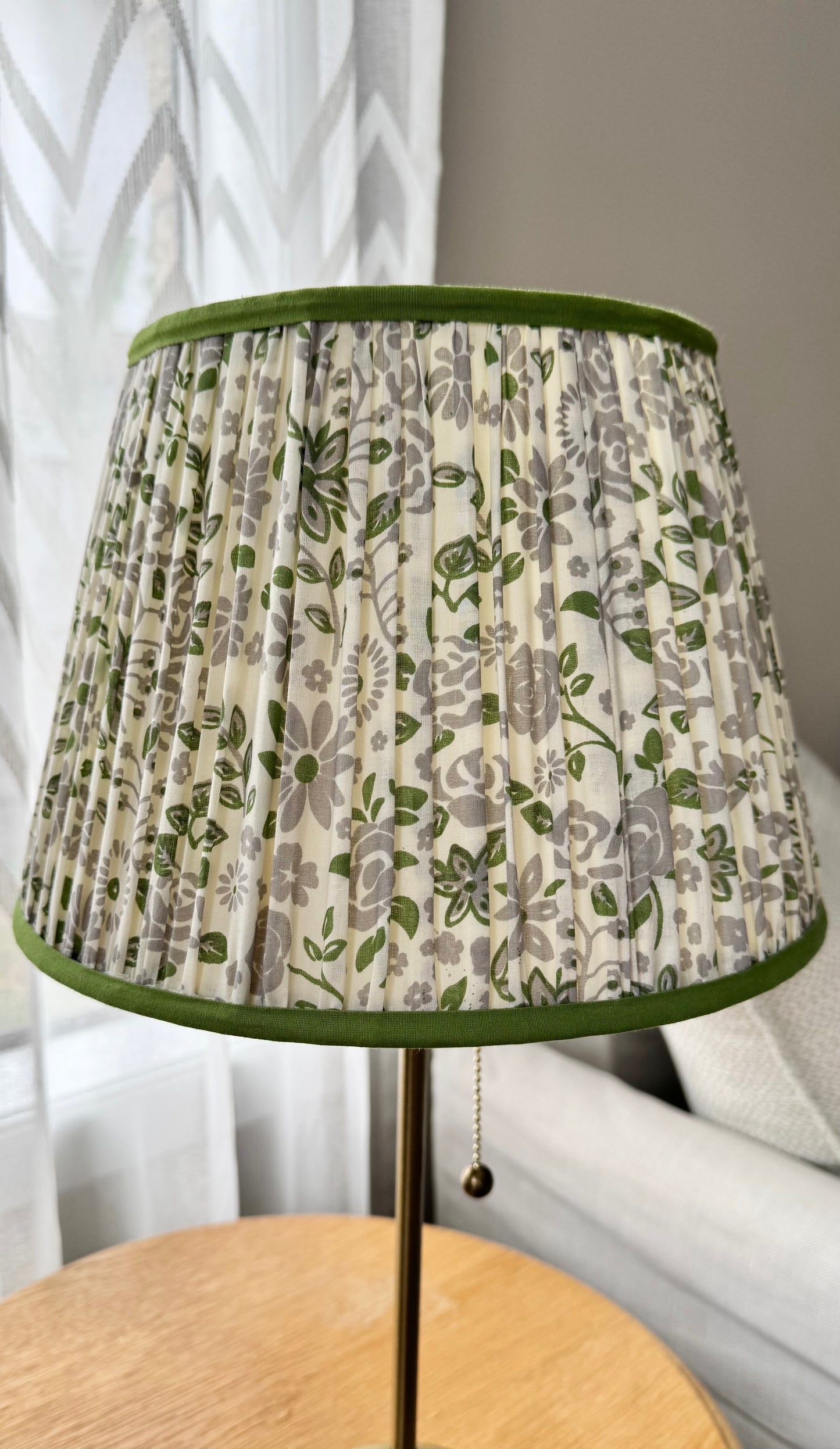 Fernwood~Handmade Block Printed Cotton Lampshade | Vintage Flair Australia