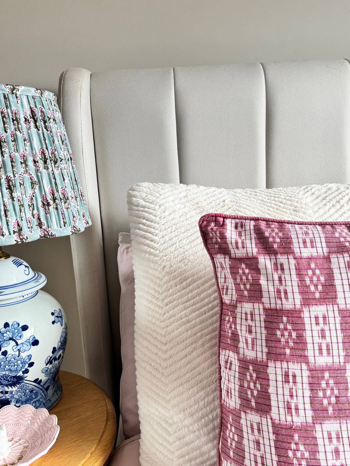 Rosewood Ikat Cushion Cover
