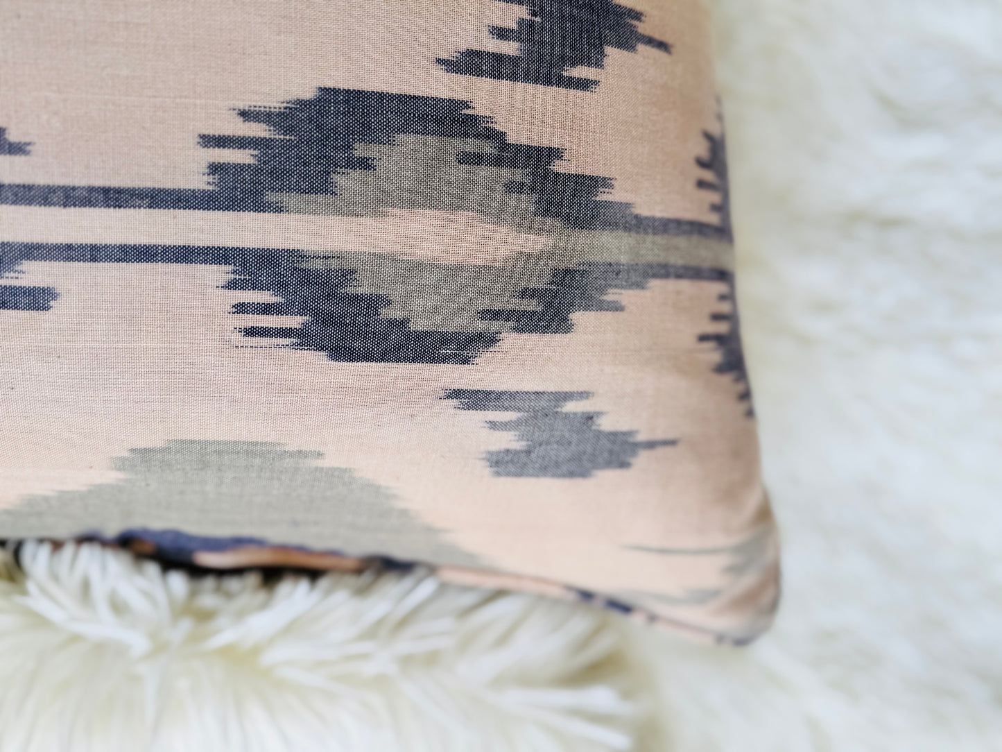 Sandstone Ikat Cushion Cover
