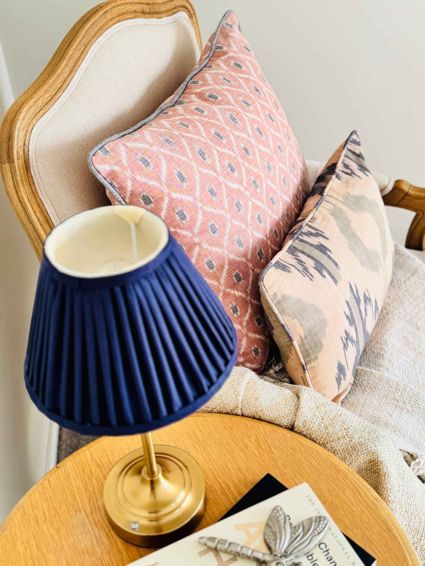 Sandstone Ikat Cushion Cover