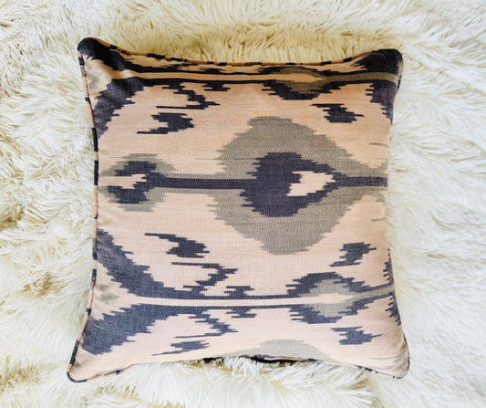 Sandstone Ikat Cushion Cover