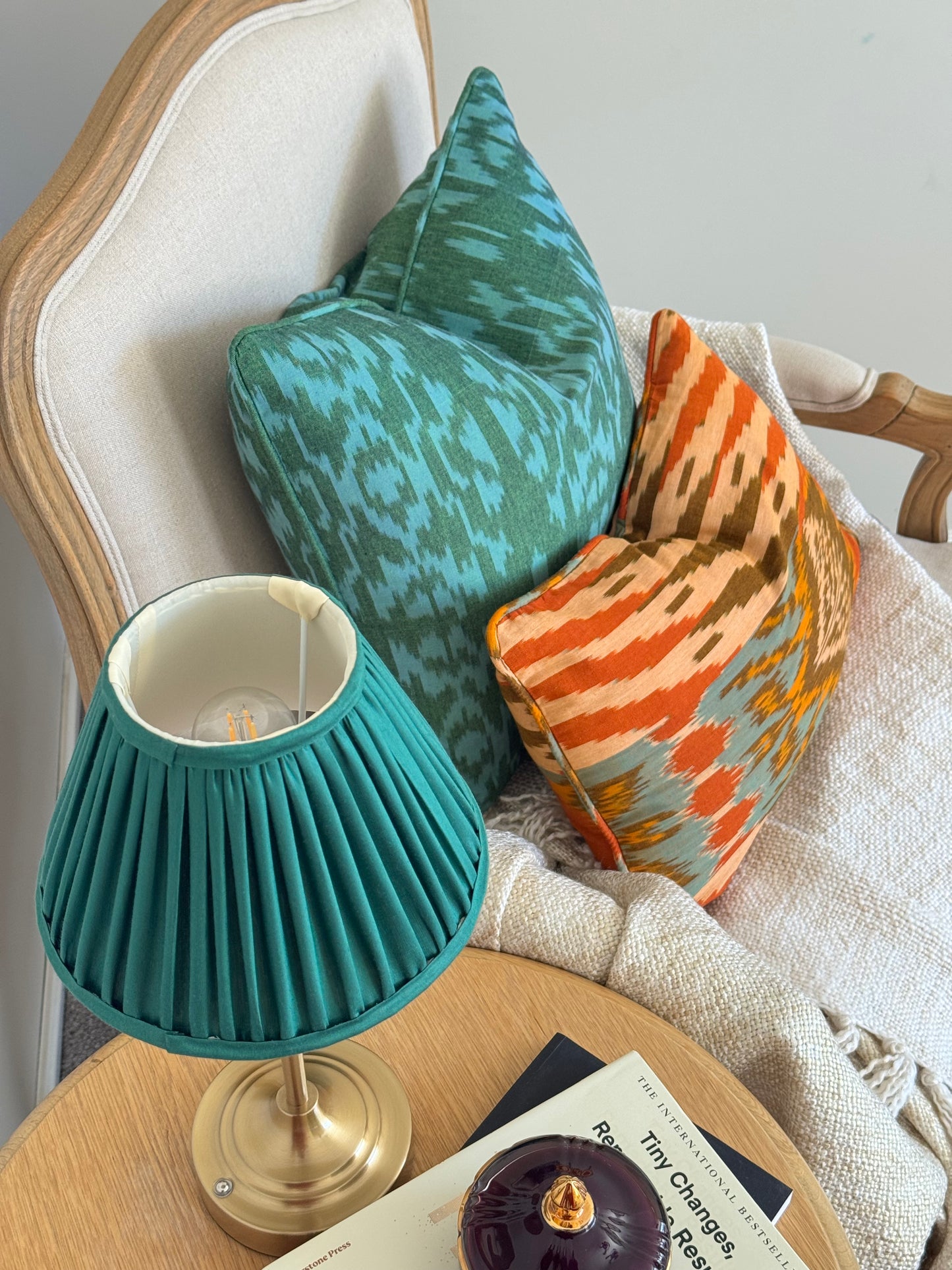 Emerald Weave Cushion Cover