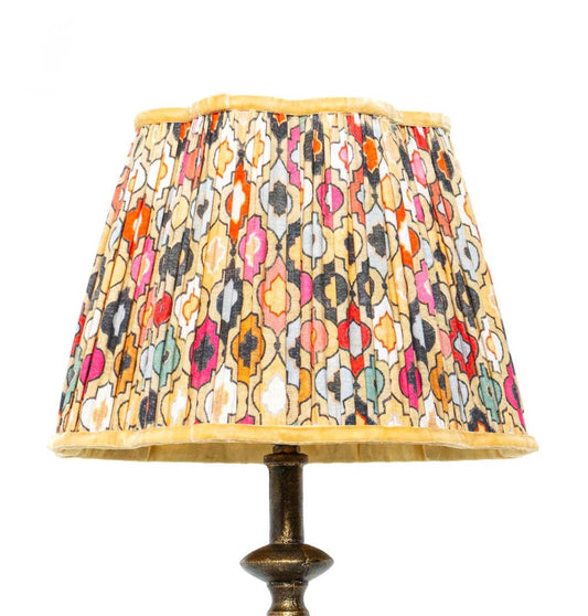 Riad~Handmade Block Printed Cotton Lampshade | Vintage Flair Australia