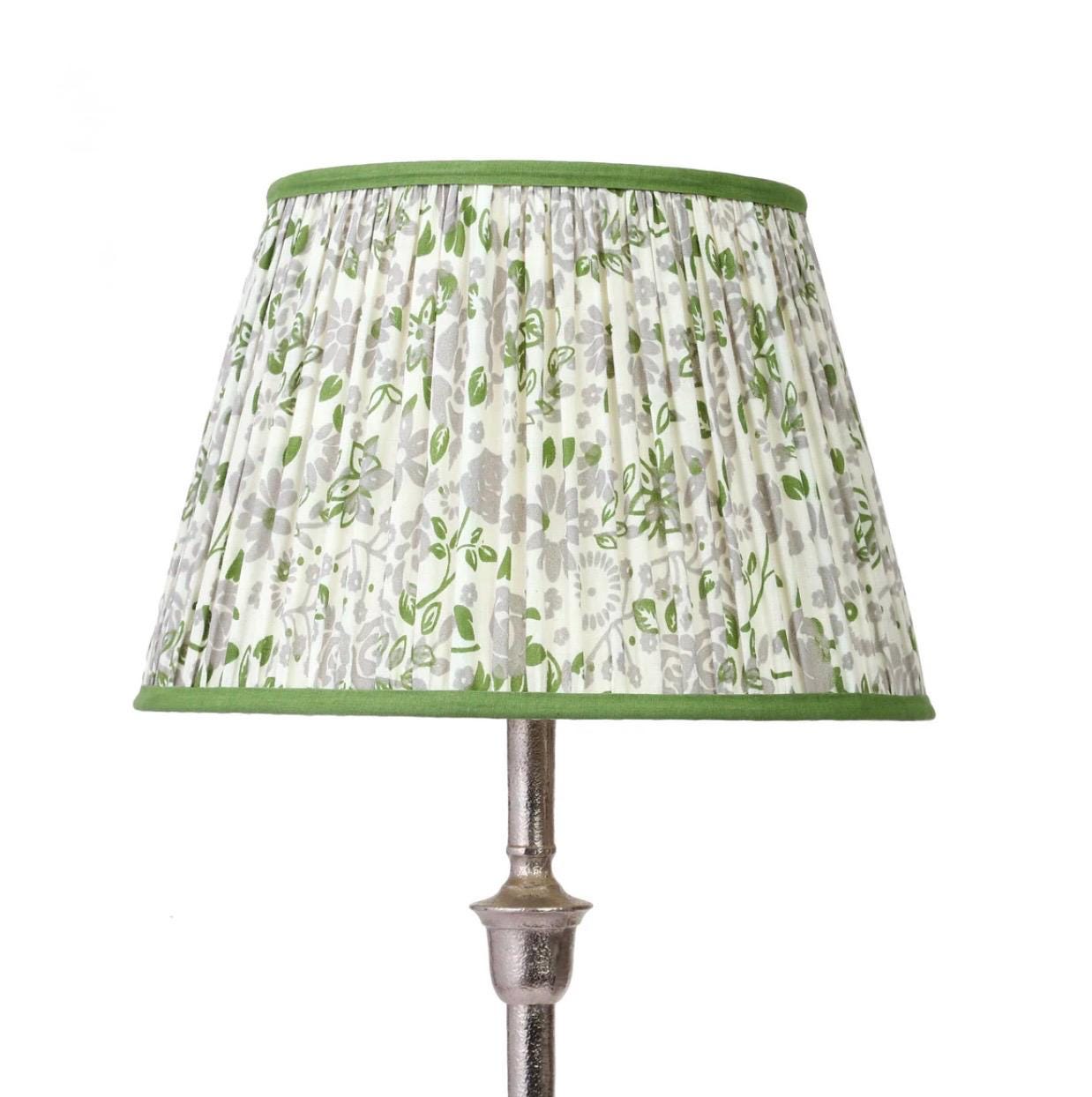 Fernwood~Handmade Block Printed Cotton Lampshade | Vintage Flair Australia